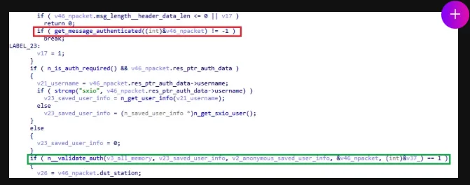 The sxether_client, UDP flow.
